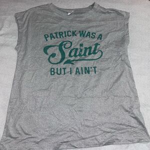 Women’s St. Patrick’s  Day Graphic Tank NWT